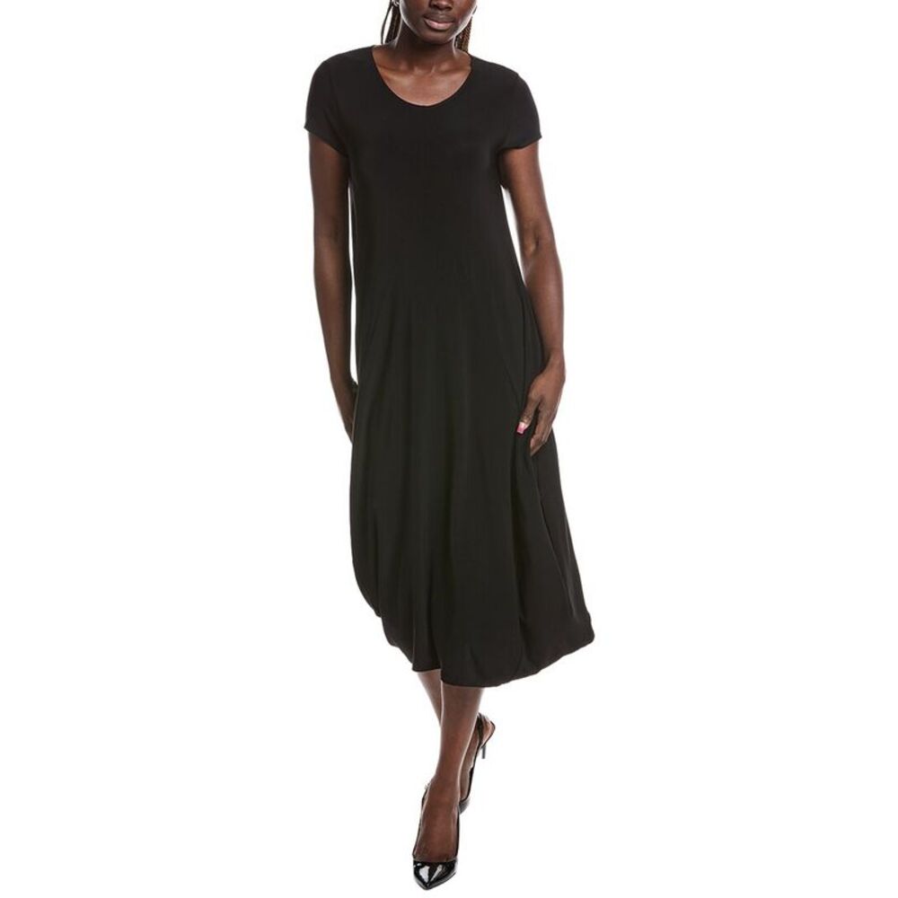 Joseph Ribkoff Womens Midi Dress, Black
